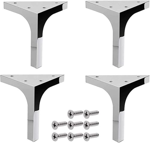 NOKTAI Tischbeine, 4er-Set, Möbelfüße, Sofabeine, 5 Zoll, 6 Zoll, 7 Zoll, Chrom polierte Grundfüße, Möbelbeine, Schrankfüße, Metallmöbel, Schrankbeine, Eckfüße, für Couch, Ottomane, Couch NOKTAI Tischbeine, 4er-Set, Möbelfüße, Sofabeine, 5 Zoll, 6 Zoll, 7 Zoll, Chrom polierte Grundfüße, Möbelbeine, Schrankfüße, Metallmöbel, Schrankbeine, Eckfüße, für Couch, Ottomane, Couch von NOKTAI