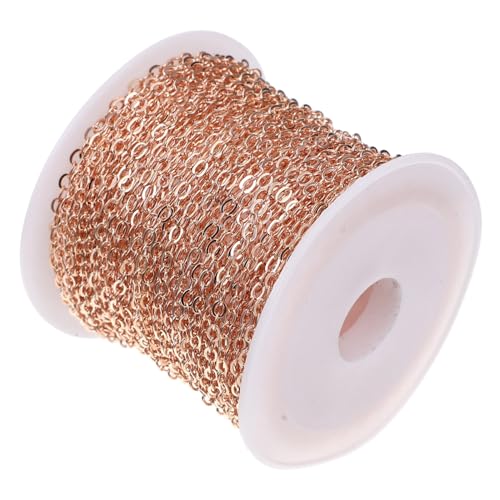 NOLITOY 1 Rolle Gliederkette für Diy Schmuckherstellung Robust Vielseitig Elektropoliert für Armbänder und Bastelprojekte Hochwertiges Zubehör für Projekte NOLITOY 1 Rolle Gliederkette für Diy Schmuckherstellung Robust Vielseitig Elektropoliert für Armbänder und Bastelprojekte Hochwertiges Zubehör für Projekte von NOLITOY