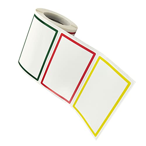 NOLITOY 1 Rolle Namensetiketten Aufkleber Roll Selbstklebende Bunte Diy Aufkleber für Einfache Klassifizierung für Büro Kleidung und Kreative Projekte von NOLITOY
