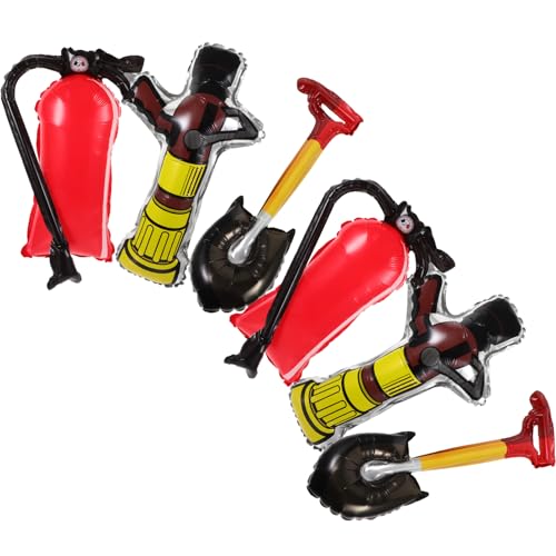 NOLITOY 1 Satz Feuerlöscher Luftballons Teiliges Party Dekorationsset für Feuerwehr Themenpartys Aufblasbare Feuerwehrgeräte für Geburtstagsfeiern und Festivals von NOLITOY