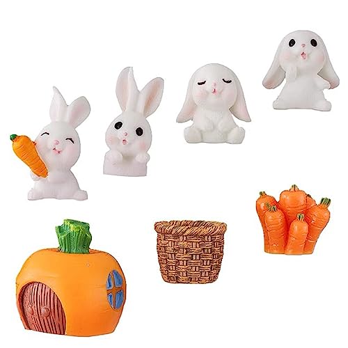 NOLITOY 1 Satz Hase Figuren Teiliges Deko für Kuchen Auto Interieur und Desktop Wunderschöne Langlebige und Partydekorationen NOLITOY 1 Satz Hase Figuren Teiliges Deko für Kuchen Auto Interieur und Desktop Wunderschöne Langlebige und Partydekorationen von NOLITOY