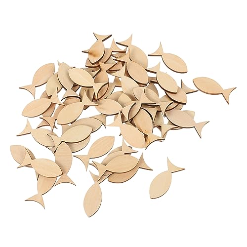 NOLITOY 1 Satz Holzfische Dekoration Unbehandelte Holzplatten Für Diy Bastelprojekte Blanko Holzscheiben Zum Malen Und Gestalten Für Kreative Aktivitäten 100 Stück NOLITOY 1 Satz Holzfische Dekoration Unbehandelte Holzplatten Für Diy Bastelprojekte Blanko Holzscheiben Zum Malen Und Gestalten Für Kreative Aktivitäten 100 Stück von NOLITOY