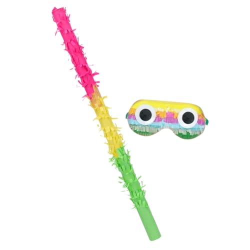 NOLITOY 1 Satz Pinata Stick und Augenbinde Lustiges für Geburtstagsfeiern Halloween und Familientreffen und Leicht für Pinata Spiele Sorgt für Unterhaltung NOLITOY 1 Satz Pinata Stick und Augenbinde Lustiges für Geburtstagsfeiern Halloween und Familientreffen und Leicht für Pinata Spiele Sorgt für Unterhaltung von NOLITOY