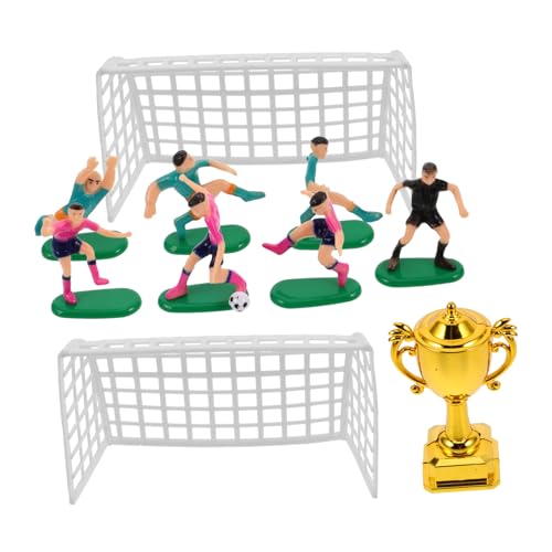NOLITOY 1 Satz Puppenhaus-Fußballmodell Dekoration Mini -Fußballtore Sport Fußballfiguren Kind Kuchen -Topper für Fußballspieler aus Kunststoff Plastik Wiederverwendbar NOLITOY 1 Satz Puppenhaus-Fußballmodell Dekoration Mini -Fußballtore Sport Fußballfiguren Kind Kuchen -Topper für Fußballspieler aus Kunststoff Plastik Wiederverwendbar von NOLITOY