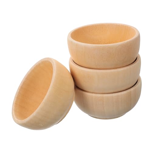 NOLITOY 1 Satz Teiliges Set Holzschalen Unvollendete Diy Bastelmaterialien Für Kreative Kinderprojekte Für Dekoration 4 Stück NOLITOY 1 Satz Teiliges Set Holzschalen Unvollendete Diy Bastelmaterialien Für Kreative Kinderprojekte Für Dekoration 4 Stück von NOLITOY