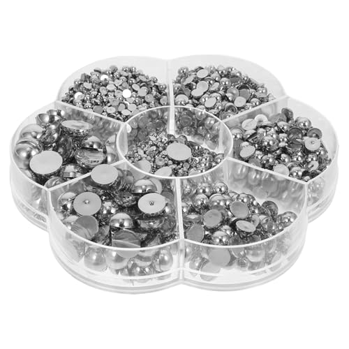NOLITOY 1 Schachtel Halbrunde Resin halbperlen Silber DIY Charms für Handwerksdekorationen Nageldesign Bastelzubehör Kreative Schmuckverzierung Selbstklebend Vielseitig Einsetzbar NOLITOY 1 Schachtel Halbrunde Resin halbperlen Silber DIY Charms für Handwerksdekorationen Nageldesign Bastelzubehör Kreative Schmuckverzierung Selbstklebend Vielseitig Einsetzbar von NOLITOY