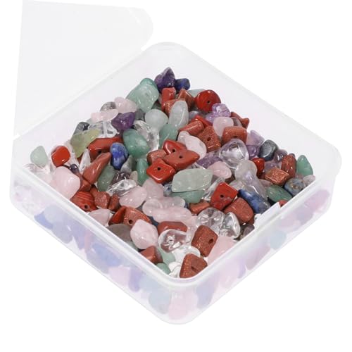NOLITOY 1 Schachtel Naturstein Irreguläre Schmuck Spacer Perlen für DIY Armbänder Halsketten Basteln Kreative Steinperlen Box Zubehör NOLITOY 1 Schachtel Naturstein Irreguläre Schmuck Spacer Perlen für DIY Armbänder Halsketten Basteln Kreative Steinperlen Box Zubehör von NOLITOY