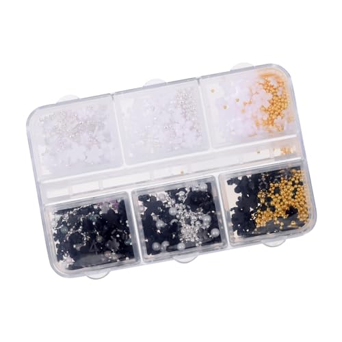 NOLITOY 1 Schachtel Resin Nail Flower Charms Fach Box Leicht Langlebig DIY Maniküre Dekoration Geeignet für Fingernägel und Zehennägel Hochwertige Nagelkunst Zubehör NOLITOY 1 Schachtel Resin Nail Flower Charms Fach Box Leicht Langlebig DIY Maniküre Dekoration Geeignet für Fingernägel und Zehennägel Hochwertige Nagelkunst Zubehör von NOLITOY