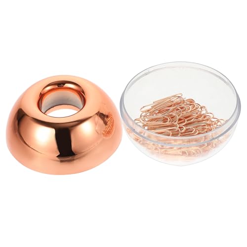 NOLITOY 1 Schachtel Roségold Büroklammern im Praktischen Aufbewahrungsbox Kleine Dekorative Papierclips für Büro Dokumente Karten und Fotos Vielseitig Einsetzbar und Leicht zu Verstauen NOLITOY 1 Schachtel Roségold Büroklammern im Praktischen Aufbewahrungsbox Kleine Dekorative Papierclips für Büro Dokumente Karten und Fotos Vielseitig Einsetzbar und Leicht zu Verstauen von NOLITOY