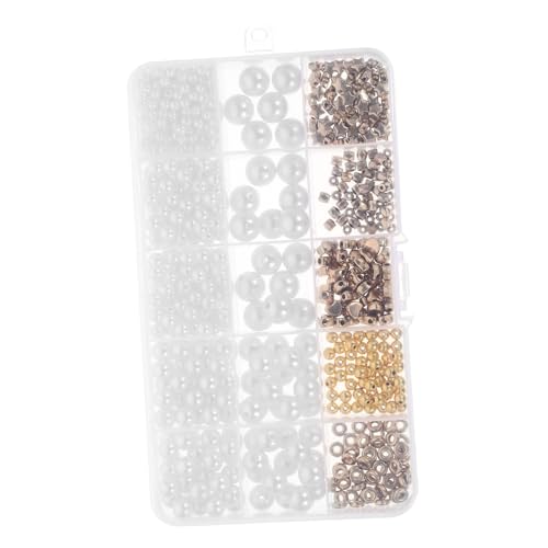 NOLITOY 1 Schachtel Spacer Perlen Imitation Perlen für DIY Schmuckherstellung für Armbänder und Leicht zu Verwenden und Platzsparend Hochwertiges Material für Kreative Bastelprojekte NOLITOY 1 Schachtel Spacer Perlen Imitation Perlen für DIY Schmuckherstellung für Armbänder und Leicht zu Verwenden und Platzsparend Hochwertiges Material für Kreative Bastelprojekte von NOLITOY