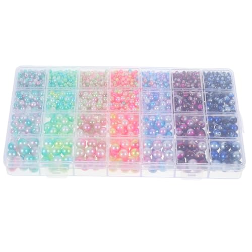 NOLITOY 1 Schachtel Teiliges Perlen in Farbverlauf Nuancen Spacer Beads für DIY Schmuckherstellung Glatte Abriebfeste Bastelperlen für Armbänder und Halsketten NOLITOY 1 Schachtel Teiliges Perlen in Farbverlauf Nuancen Spacer Beads für DIY Schmuckherstellung Glatte Abriebfeste Bastelperlen für Armbänder und Halsketten von NOLITOY