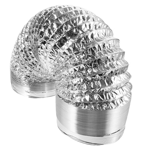 NOLITOY 1 Stück Aluminiumfolie Luftkanal Kanäle Kanalentlüftung Lüfter Rohr Heizungskanal Flexibler Schlauch entlüftungsschlauch Abluftventilator flexibler Aluminiumfolienkanal Silber NOLITOY 1 Stück Aluminiumfolie Luftkanal Kanäle Kanalentlüftung Lüfter Rohr Heizungskanal Flexibler Schlauch entlüftungsschlauch Abluftventilator flexibler Aluminiumfolienkanal Silber von NOLITOY