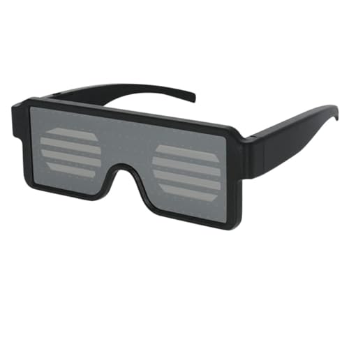 NOLITOY 1 Stück LED Leuchtende Partybrille mit Dynamischem Muster Farbige Luminous Sonnenbrille für Geburtstagsfeiern Karneval Cosplay für Ihre Freunde Unvergessliche NOLITOY 1 Stück LED Leuchtende Partybrille mit Dynamischem Muster Farbige Luminous Sonnenbrille für Geburtstagsfeiern Karneval Cosplay für Ihre Freunde Unvergessliche von NOLITOY