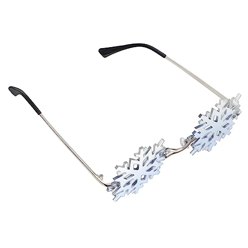 NOLITOY 1 Stück Schneeflocken- kindersonnenbrille Kostümzubehör schneeformen Lustige Neuartige Partyzubehör Stk von NOLITOY