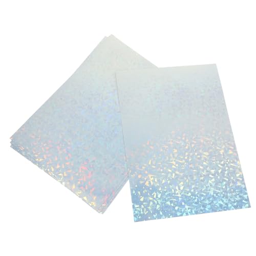NOLITOY 10 Blatt Bedruckbares Selbstklebendes Vinyl Aufkleberpapier Holografisch Wasserfest Matte Oberfläche Geeignet für Tintenstrahldrucker Vielseitig für DIY Basteln Dekoration Büro NOLITOY 10 Blatt Bedruckbares Selbstklebendes Vinyl Aufkleberpapier Holografisch Wasserfest Matte Oberfläche Geeignet für Tintenstrahldrucker Vielseitig für DIY Basteln Dekoration Büro von NOLITOY