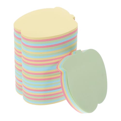 NOLITOY 10 Packungen Tragbare Selbstklebende Farbige Apfel Notizzettel Nachfüllung Abreißbare Blanko Memo Pads für Schule Büro und Zuhause Vielseitige Haftnotizen für Schnelle NOLITOY 10 Packungen Tragbare Selbstklebende Farbige Apfel Notizzettel Nachfüllung Abreißbare Blanko Memo Pads für Schule Büro und Zuhause Vielseitige Haftnotizen für Schnelle von NOLITOY