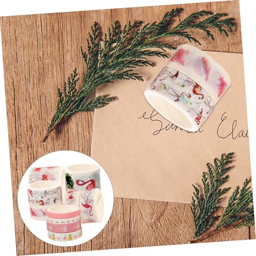 NOLITOY 10 Rollen Flamingo Washi Tape Dekoratives Reißfestes Masking Tape für Scrapbooking DIY Basteln Journaling Geschenkverpackung Buntes Ästhetisches Klebeband NOLITOY 10 Rollen Flamingo Washi Tape Dekoratives Reißfestes Masking Tape für Scrapbooking DIY Basteln Journaling Geschenkverpackung Buntes Ästhetisches Klebeband von NOLITOY