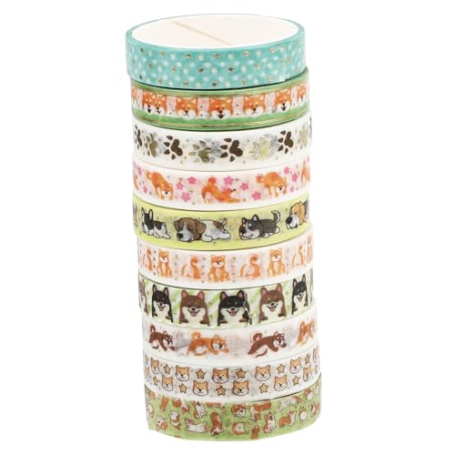 NOLITOY 10 Rollen Hot Stamping Washi Tape Set Dünnes Goldfolie Klebeband für Scrapbooking DIY Geschenkverpackung Journal Dekoration Vielseitiges Papierklebeband für Kreative NOLITOY 10 Rollen Hot Stamping Washi Tape Set Dünnes Goldfolie Klebeband für Scrapbooking DIY Geschenkverpackung Journal Dekoration Vielseitiges Papierklebeband für Kreative von NOLITOY