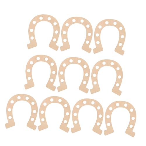 NOLITOY 10 Stück DIY Holzplättchen Hufeisenform Unvollendete Holzscheiben zum Malen und Basteln Holzanhänger für Kreative Deko und Kinderprojekte NOLITOY 10 Stück DIY Holzplättchen Hufeisenform Unvollendete Holzscheiben zum Malen und Basteln Holzanhänger für Kreative Deko und Kinderprojekte von NOLITOY