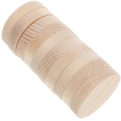 NOLITOY 10 Stück DIY Holzscheiben zum Bemalen Runde Holzchips Naturbelassenem Kiefernholz für Bastelprojekte Dekorationen und Kreative Arbeiten Durchmesser Dicke NOLITOY 10 Stück DIY Holzscheiben zum Bemalen Runde Holzchips Naturbelassenem Kiefernholz für Bastelprojekte Dekorationen und Kreative Arbeiten Durchmesser Dicke von NOLITOY