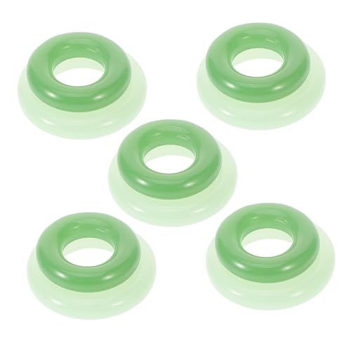 NOLITOY 10 Stück Glasringe mit Quasten DIY Schmuckset für Frauen Kreative Schmuckherstellung Dunkelgrün Hellgrün Leichte Handgefertigte Verbindungsringe für Buyao und Haarschmuck NOLITOY 10 Stück Glasringe mit Quasten DIY Schmuckset für Frauen Kreative Schmuckherstellung Dunkelgrün Hellgrün Leichte Handgefertigte Verbindungsringe für Buyao und Haarschmuck von NOLITOY