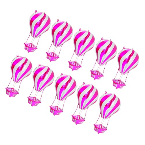 NOLITOY 10 Stück Heißluftballon Aluminium Film Ballon Festliche Luftballons Heißluftballondekoration Heißluftballon Für Party Rosig Aluminiumfolie NOLITOY 10 Stück Heißluftballon Aluminium Film Ballon Festliche Luftballons Heißluftballondekoration Heißluftballon Für Party Rosig Aluminiumfolie von NOLITOY