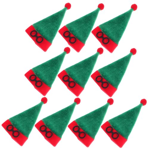 NOLITOY 10 Stück Mini Weihnachtsmannmützen Weihnachtsdekorationen Kleine Zylinderhüte Zum Basteln Puppenhüte Weihnachtsflaschenaufsätze Kleine Hüte Zum Basteln Mini Feiertagshüte NOLITOY 10 Stück Mini Weihnachtsmannmützen Weihnachtsdekorationen Kleine Zylinderhüte Zum Basteln Puppenhüte Weihnachtsflaschenaufsätze Kleine Hüte Zum Basteln Mini Feiertagshüte von NOLITOY