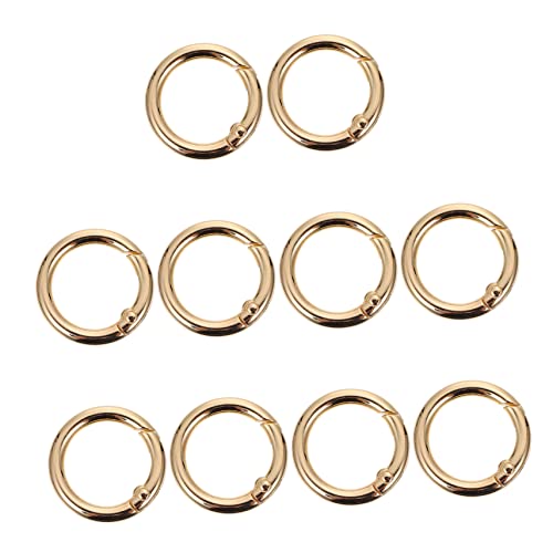 NOLITOY 10 Stück Runde Feder O Ringe Robuste Schlüsselanhänger Zubehör für Diy Projekte für Schmuckherstellung und Schlüsselanhänger Gestaltung Innendurchmesser Leicht und Praktisch NOLITOY 10 Stück Runde Feder O Ringe Robuste Schlüsselanhänger Zubehör für Diy Projekte für Schmuckherstellung und Schlüsselanhänger Gestaltung Innendurchmesser Leicht und Praktisch von NOLITOY