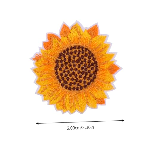 NOLITOY 10 Stück Sonnenblumen Aufnäher Bestickte Patches aus Hochwertigem für DIY Bastelprojekte Kleidung Taschen Hüte Dekoration Einfach Anzubringen und Langlebig NOLITOY 10 Stück Sonnenblumen Aufnäher Bestickte Patches aus Hochwertigem für DIY Bastelprojekte Kleidung Taschen Hüte Dekoration Einfach Anzubringen und Langlebig von NOLITOY