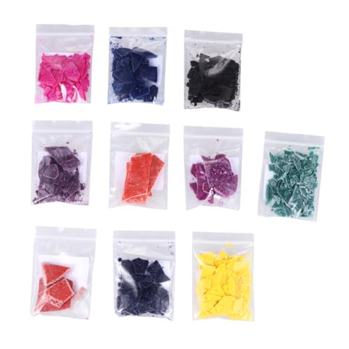 NOLITOY 10 Stück Teiliges DIY Kerzenfärbe Sicherem Sojawachs Lebendige Farbpigmente in Farben Schadstofffrei und Hautfreundlich für Kerzengestaltung und Kerzenwachsgießen zu Hause von NOLITOY