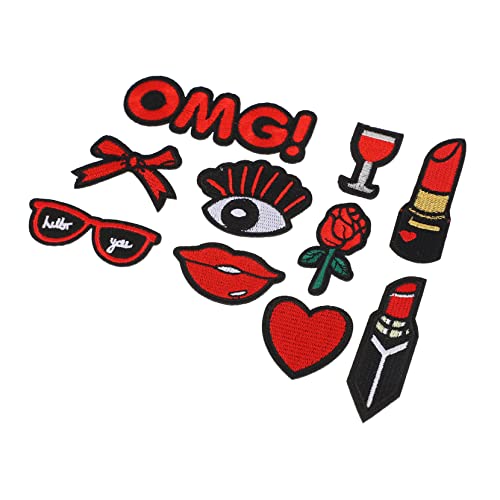 NOLITOY 10 Stück Teiliges DIY Patch zum Aufbügeln und Aufnähen Bunte Stoffapplikationen für Kleidung Hüte Schuhe Taschen und Schals Strapazierfähige Textur Einfache Anbringung Retro NOLITOY 10 Stück Teiliges DIY Patch zum Aufbügeln und Aufnähen Bunte Stoffapplikationen für Kleidung Hüte Schuhe Taschen und Schals Strapazierfähige Textur Einfache Anbringung Retro von NOLITOY