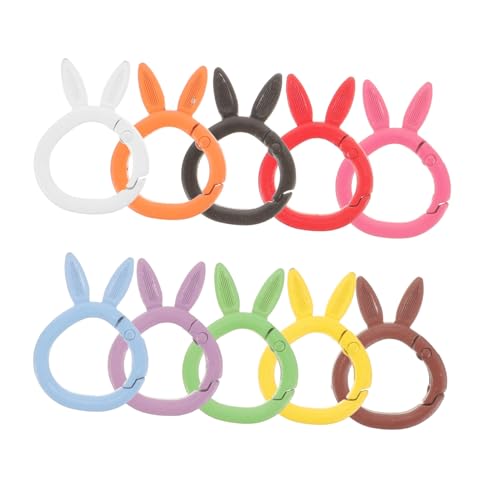 NOLITOY 10 Stück Teiliges DIY Schlüsselanhänger mit Bunten Metall Ringen Vielseitige Schlüsselringe in Candy Farben Stabile Split Ringe für Schlüssel Basteln und Geschenke Rostfrei und NOLITOY 10 Stück Teiliges DIY Schlüsselanhänger mit Bunten Metall Ringen Vielseitige Schlüsselringe in Candy Farben Stabile Split Ringe für Schlüssel Basteln und Geschenke Rostfrei und von NOLITOY