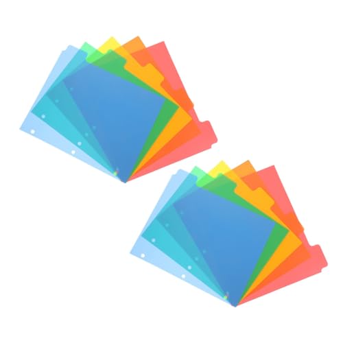 NOLITOY 10 Stück Teiliges Farbige Register Trennblätter mit Abnehmbaren Tabs Praktische Indexseiten für Ringordner und Notizbücher Vielseitig für Büro Schule und Haushalt Geeignet NOLITOY 10 Stück Teiliges Farbige Register Trennblätter mit Abnehmbaren Tabs Praktische Indexseiten für Ringordner und Notizbücher Vielseitig für Büro Schule und Haushalt Geeignet von NOLITOY