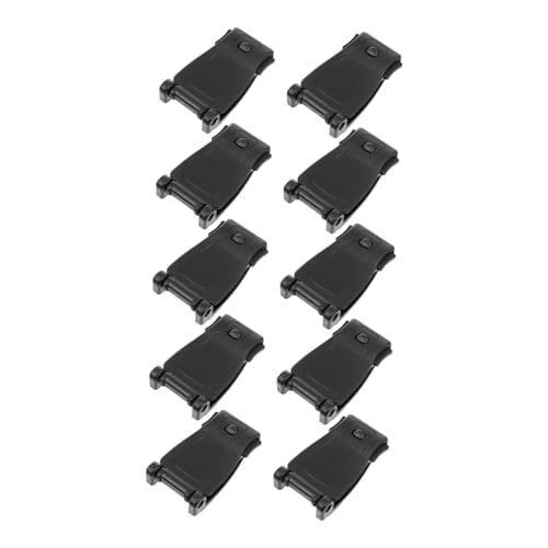 NOLITOY 10 Stück Teiliges Gurtband Verbinder aus Robustem Rutschfest und Installieren Vielseitig Einsetzbar als Rucksack Connector für Outdoor und Alltag von NOLITOY
