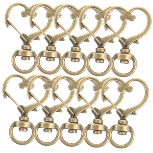 NOLITOY 10 Stück Teiliges Herz Karabinerhaken Schlüsselanhänger aus Drehbarer Federschnappverschluss für DIY Anhängerschlaufen Taschen Rucksäcke und Schmuckgestaltung NOLITOY 10 Stück Teiliges Herz Karabinerhaken Schlüsselanhänger aus Drehbarer Federschnappverschluss für DIY Anhängerschlaufen Taschen Rucksäcke und Schmuckgestaltung von NOLITOY
