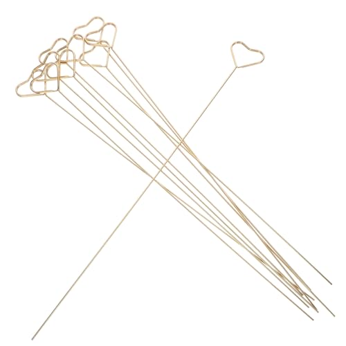NOLITOY 10 Stück Teiliges Herzförmiges Metall Kartenhalter für Blumenarrangements Stabiles Bouquet Accessoire mit Gabelspitzen für Hochzeiten Geburtstage Partys und DIY Dekorationen NOLITOY 10 Stück Teiliges Herzförmiges Metall Kartenhalter für Blumenarrangements Stabiles Bouquet Accessoire mit Gabelspitzen für Hochzeiten Geburtstage Partys und DIY Dekorationen von NOLITOY