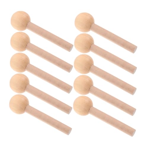 NOLITOY 10 Stück Teiliges Holz Pegboard Haken Buchenholz Runde Holzstäbe Ømm Vielseitig Einsetzbar für Diy Projekte Sichere Glatte Oberfläche für Wand Organizer und Boho NOLITOY 10 Stück Teiliges Holz Pegboard Haken Buchenholz Runde Holzstäbe Ømm Vielseitig Einsetzbar für Diy Projekte Sichere Glatte Oberfläche für Wand Organizer und Boho von NOLITOY