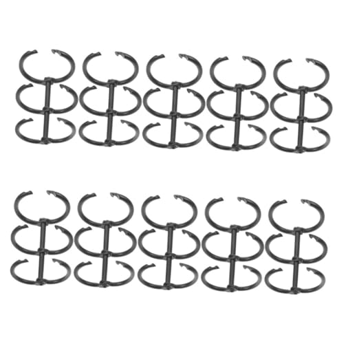 NOLITOY 10 Stück Teiliges Metall ringbuchringe Binder Clips aus Langlebiger Legierung Flexible Lose Blattbinder Ringe für Büro Schule und Scrapbooking Praktische und Tragbare NOLITOY 10 Stück Teiliges Metall ringbuchringe Binder Clips aus Langlebiger Legierung Flexible Lose Blattbinder Ringe für Büro Schule und Scrapbooking Praktische und Tragbare von NOLITOY