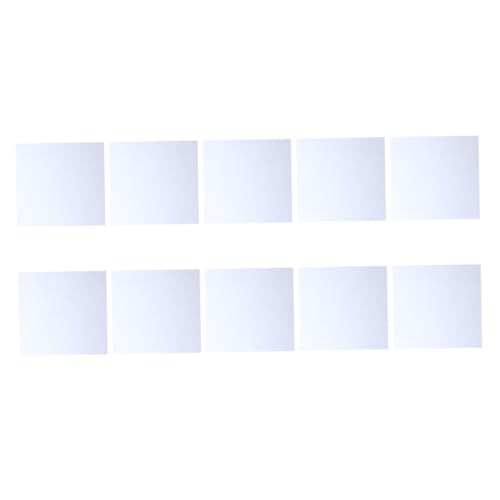 NOLITOY 10 Stück Teiliges Quadratische Glas Patches DIY Spiegel Anhänger Aufkleber für Schmuckherstellung Vielseitig für Bastelarbeiten Uhr Vase und Wohnkultur Geeignet von NOLITOY