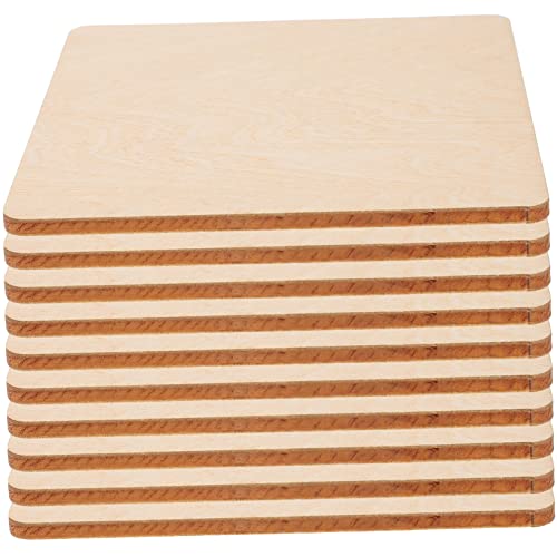 NOLITOY 10 Stück Teiliges Rechteckige DIY Holzplatten Glatte Oberfläche Bürstenfreie Kanten Vielseitig für Basteln Malerei Modellbau und Dekoration Geeignet NOLITOY 10 Stück Teiliges Rechteckige DIY Holzplatten Glatte Oberfläche Bürstenfreie Kanten Vielseitig für Basteln Malerei Modellbau und Dekoration Geeignet von NOLITOY