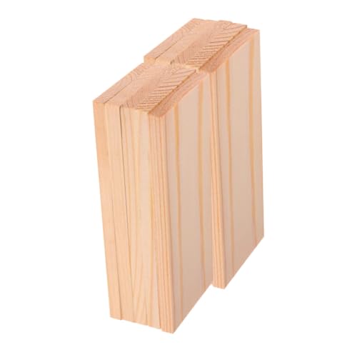 NOLITOY 10 Stück Teiliges Rechteckiger Holzplatten aus Robustem Kiefernholz für Bastelarbeiten DIY Projekte und Schulprojekte Stabile Verzugsfreie Holztafeln für Modellbau und Kreative von NOLITOY
