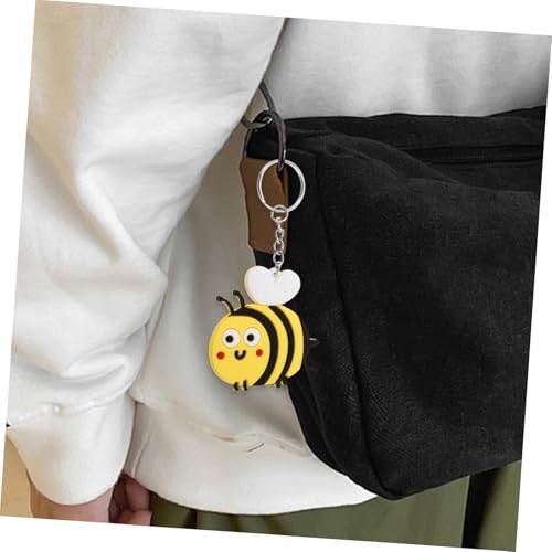 NOLITOY 10 Stück Teiliges Süßes Cartoon bienen Schlüsselanhänger Leichter Vielseitiger Taschenanhänger Praktische Dekoration für Schlüssel Rucksack Geldbörse Auto Geschenk für Familie und von NOLITOY