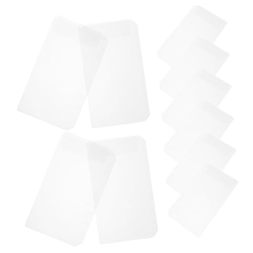 NOLITOY 10 Stück Teiliges Transparente PVC Dokumententaschen mit Punch für Ordner Verschleißfest Vielseitig für Quittungen Geldscheine Karten für Büro Schule und Reise NOLITOY 10 Stück Teiliges Transparente PVC Dokumententaschen mit Punch für Ordner Verschleißfest Vielseitig für Quittungen Geldscheine Karten für Büro Schule und Reise von NOLITOY