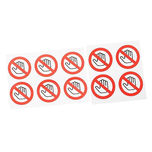 NOLITOY 10 Stück Warnschild Aufkleber „Kein Hausieren“ Fürs Haus Lustige Warnaufkleber Für Wände Sicherheitsaufkleber Bitte Klebrig Nicht Berühren Aufkleber Für Fenster NOLITOY 10 Stück Warnschild Aufkleber „Kein Hausieren“ Fürs Haus Lustige Warnaufkleber Für Wände Sicherheitsaufkleber Bitte Klebrig Nicht Berühren Aufkleber Für Fenster von NOLITOY