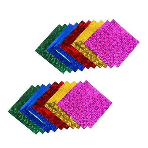 NOLITOY 100 Stück Bastelpapier für Origami Papier Glitzerndes Bastelpapier für Diy Projekte und Dekorationen für Schule und Freizeit NOLITOY 100 Stück Bastelpapier für Origami Papier Glitzerndes Bastelpapier für Diy Projekte und Dekorationen für Schule und Freizeit von NOLITOY