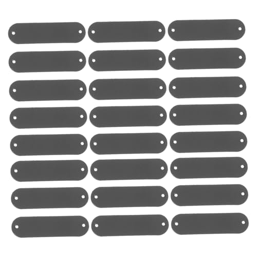 NOLITOY 100 Stück DIY Blanko Lederetiketten PU mit Löchern zum Annähen Schwarze Handgemachte Kleidung Hüte Etiketten für Stricken Basteln und Jeans Taschen NOLITOY 100 Stück DIY Blanko Lederetiketten PU mit Löchern zum Annähen Schwarze Handgemachte Kleidung Hüte Etiketten für Stricken Basteln und Jeans Taschen von NOLITOY