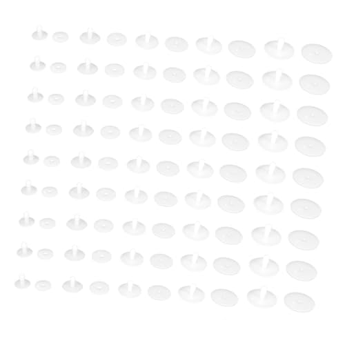 NOLITOY 100 Stück DIY Puppenskelett Gelenke Weiße Kunststoff Spielzeugverbindungsstücke Bewegliche Figuren Knochen für Bären und Puppen Flexible Gelenkteile für Bastelprojekte NOLITOY 100 Stück DIY Puppenskelett Gelenke Weiße Kunststoff Spielzeugverbindungsstücke Bewegliche Figuren Knochen für Bären und Puppen Flexible Gelenkteile für Bastelprojekte von NOLITOY