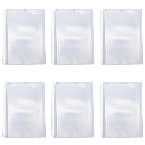 NOLITOY 100 Stück Innentasche Für Ordner Durchsichtiger Taschenschutz Ordnertaschen Ordnerhüllen Klarsichtbeutel Für Lose Blätter Aufbewahrungstaschen Füllen Datei Blau Plastik Transparent NOLITOY 100 Stück Innentasche Für Ordner Durchsichtiger Taschenschutz Ordnertaschen Ordnerhüllen Klarsichtbeutel Für Lose Blätter Aufbewahrungstaschen Füllen Datei Blau Plastik Transparent von NOLITOY
