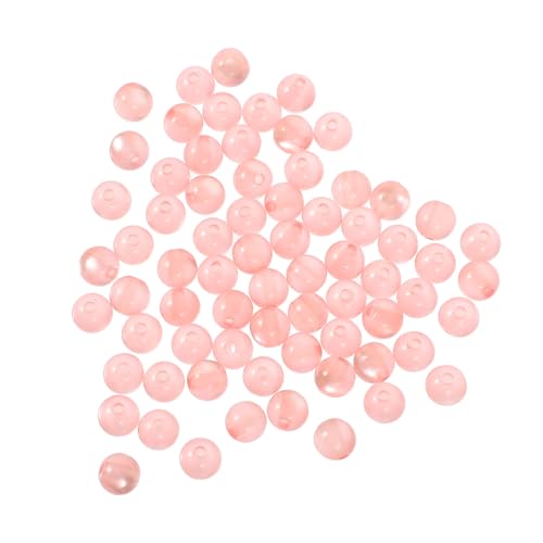 NOLITOY 100 Stück Katzenaugen Rundperlen Leichte DIY Schmuckperlen für Armband und Halskette Resin Spacer Beads für Schmuckherstellung und Bastelprojekte NOLITOY 100 Stück Katzenaugen Rundperlen Leichte DIY Schmuckperlen für Armband und Halskette Resin Spacer Beads für Schmuckherstellung und Bastelprojekte von NOLITOY