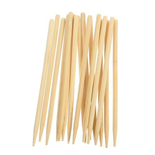 NOLITOY 100 Stück Natürliche Holz Kratzstifte für Glatte Holz Stylus Tools Scratch Painting DIY Bastelset für Jugendliche und Lehrer Sichere und Hautfreundliche Malstifte von NOLITOY